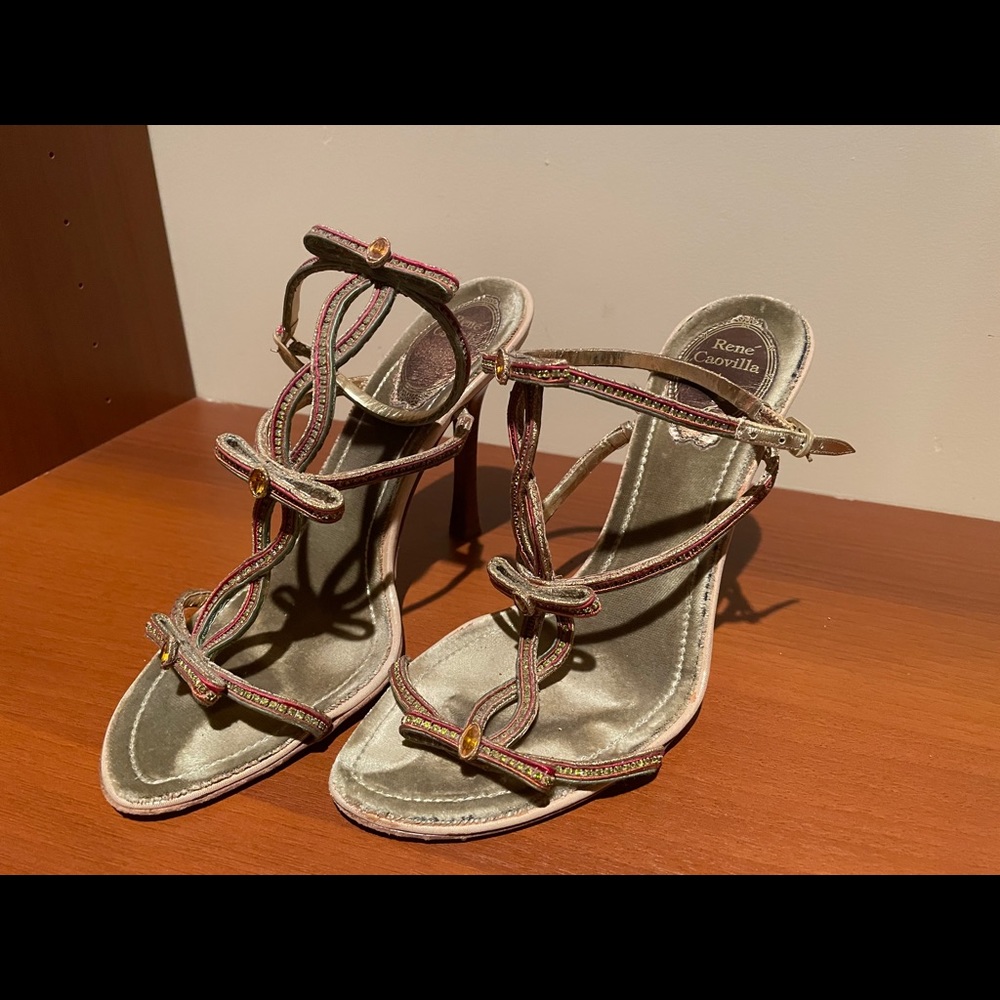 Rene Caovilla Embellished Sandals